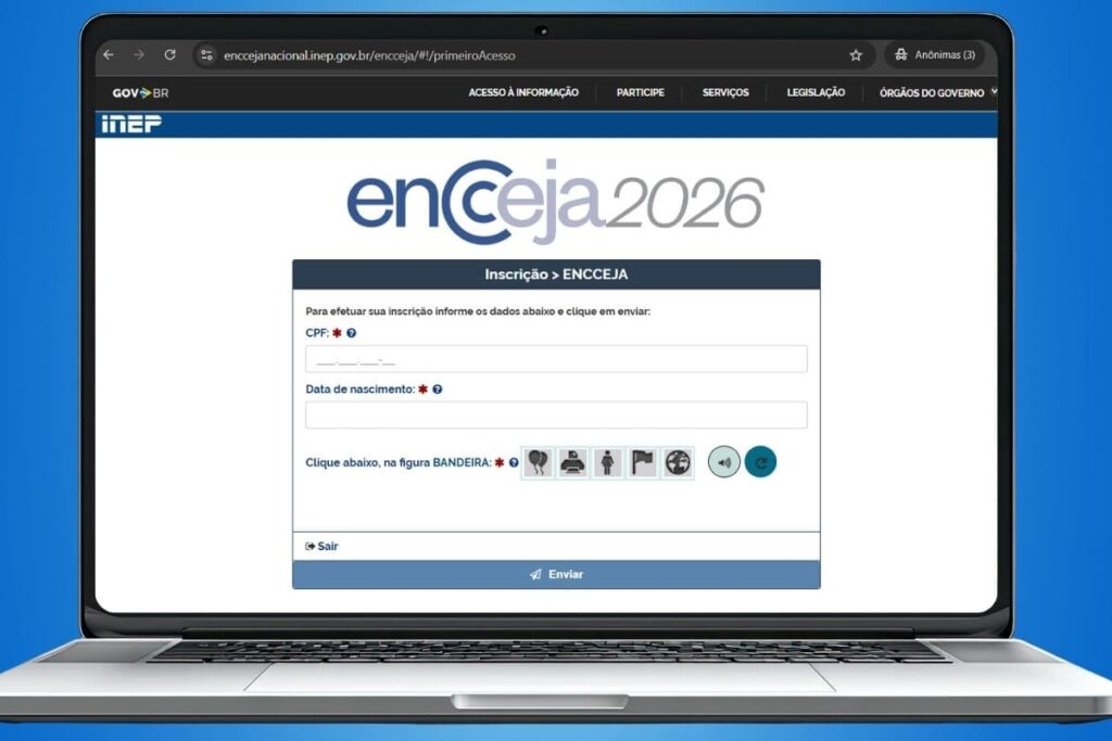 inscrição para o Encceja 2026